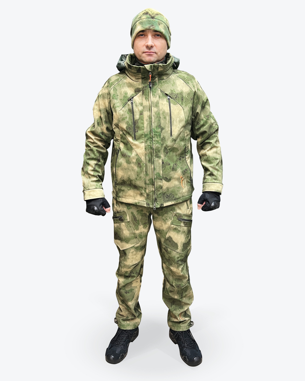 Костюм демисезонный Taygerr Матрица SoftShell Лес, до -5 °C, флисовая подкладка