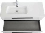 Тумба с раковиной Cezares ECO-CER-N 120 ECO-CER-N-1200-2C-SO-BL белая глянцевая левая/правая