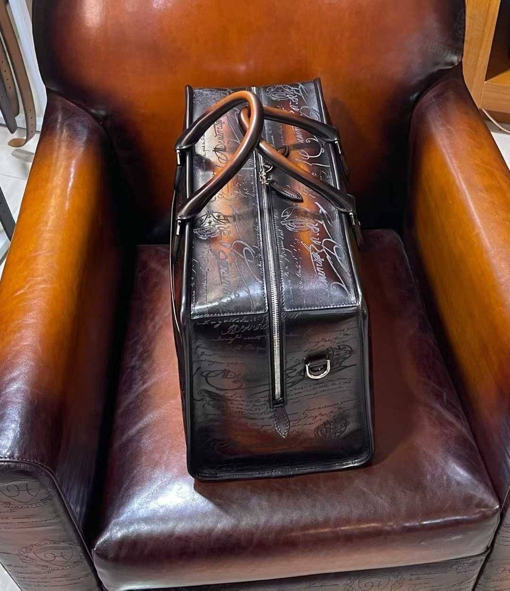 Дорожная сумка Berluti Overnight Scritto