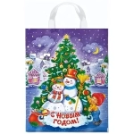 Пакет ПЭ с петлевой ручкой 28х35см (55) (Потеха) НГ Интерпак (х25/500)