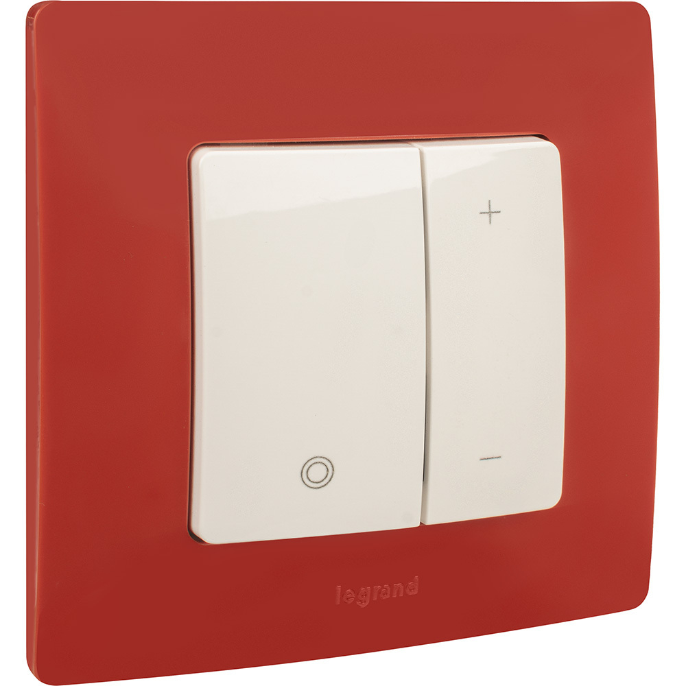 Рамка 1 пост красный ETIKA Legrand