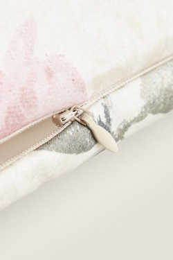 ZARA HOME ЧЕХОЛ ДЛЯ ДЕКОРАТИВНОЙ ПОДУШКИ С ЦВЕТОЧНЫМ УЗОРОМ, ЗЕЛЕНЫЙ