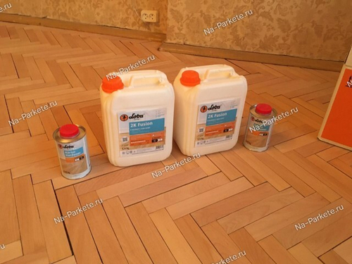 Лак Loba WS 2K Fusion полуматовый 5 л