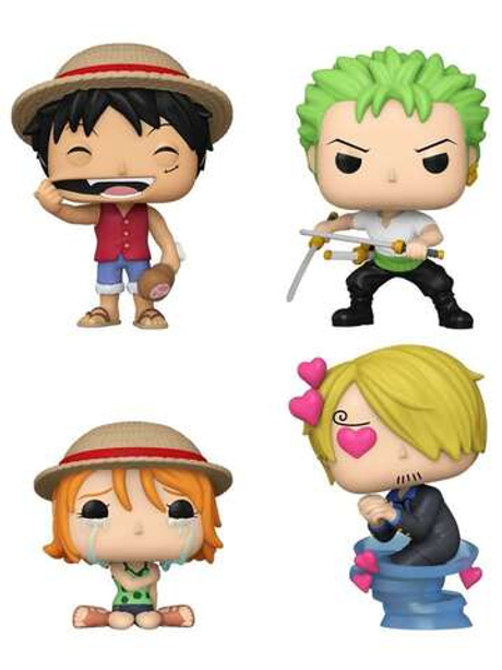 Фигурка Funko POP! Animation One Piece Refresh Luffy/Zoro/Nami/Sanji (EMEA) (Exc) 4PK 84472