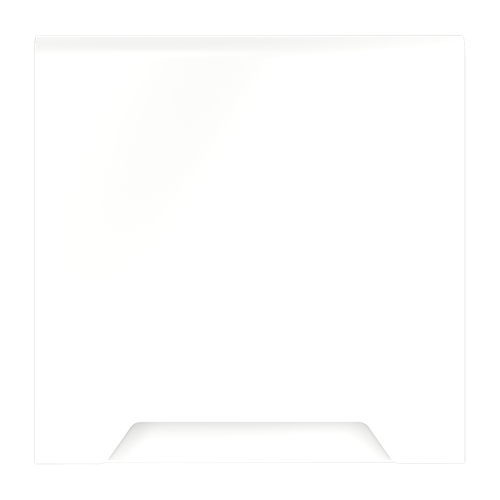 Накладка для розетки с заземлением, защитными шторками и крышкой, S70 (белый матовый)