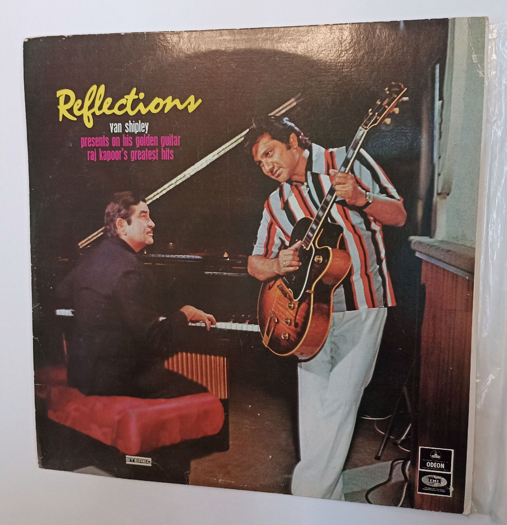 Винтажная виниловая пластинка LP Van Shipley Reflections (Van Shipley Presents On His Golden Guitar Raj Kapoors Greatest Hits) (India 1975)