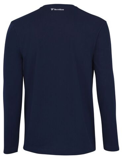 Мужская теннисная футболка теннисная Tecnifibre Training Tee Longsleeves - marine