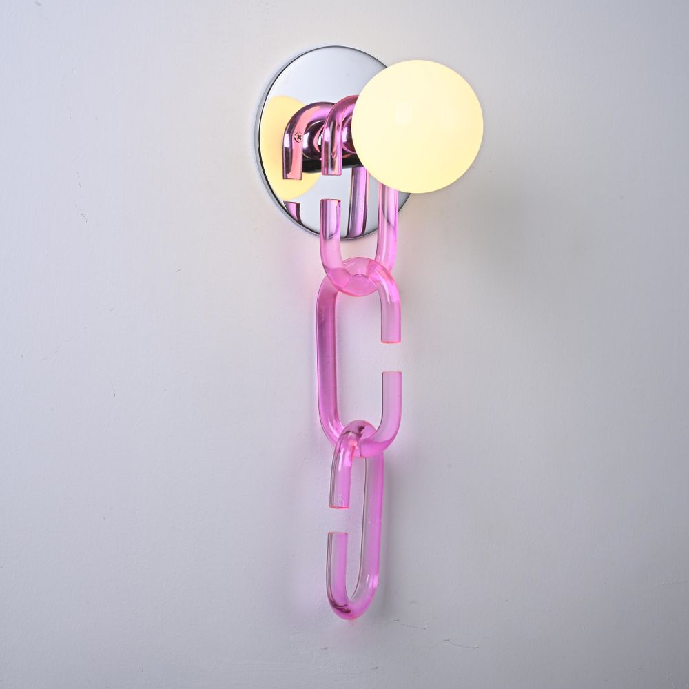 Настенный Светильник Chain Wall Розовый By Imperiumloft