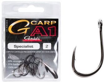 Крючки Gamakatsu A1 G-CARP SPECIALIST HOOKS разм. 02 10шт.