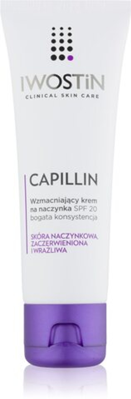 Iwostin Capillin - укрепляющий крем для потрескавшихся вен SPF 20 /   40  ml  / GTIN 5902502254637