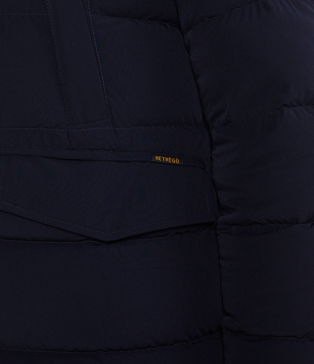 Пуховая куртка Hetrego - темно-синий(8K436M)