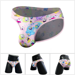 Мужские трусы слипы розовые PUMP! MP2991-22