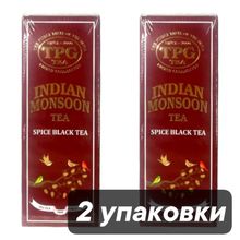 Чай черный Bharat Bazaar TPG Индийский муссон 100 г, 2 шт