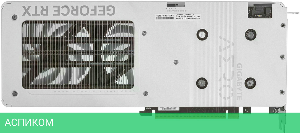 Видеокарта GigaByte GeForce RTX 5060 Aero OC 8G GDDR7 (GV-N5060AERO OC-8GD)