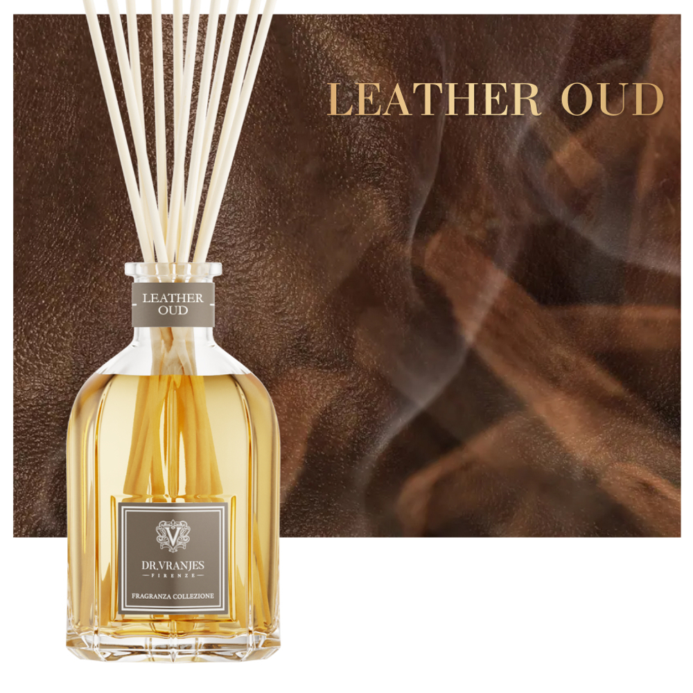 Leather Oud диффузор и наполнитель подарочный набор