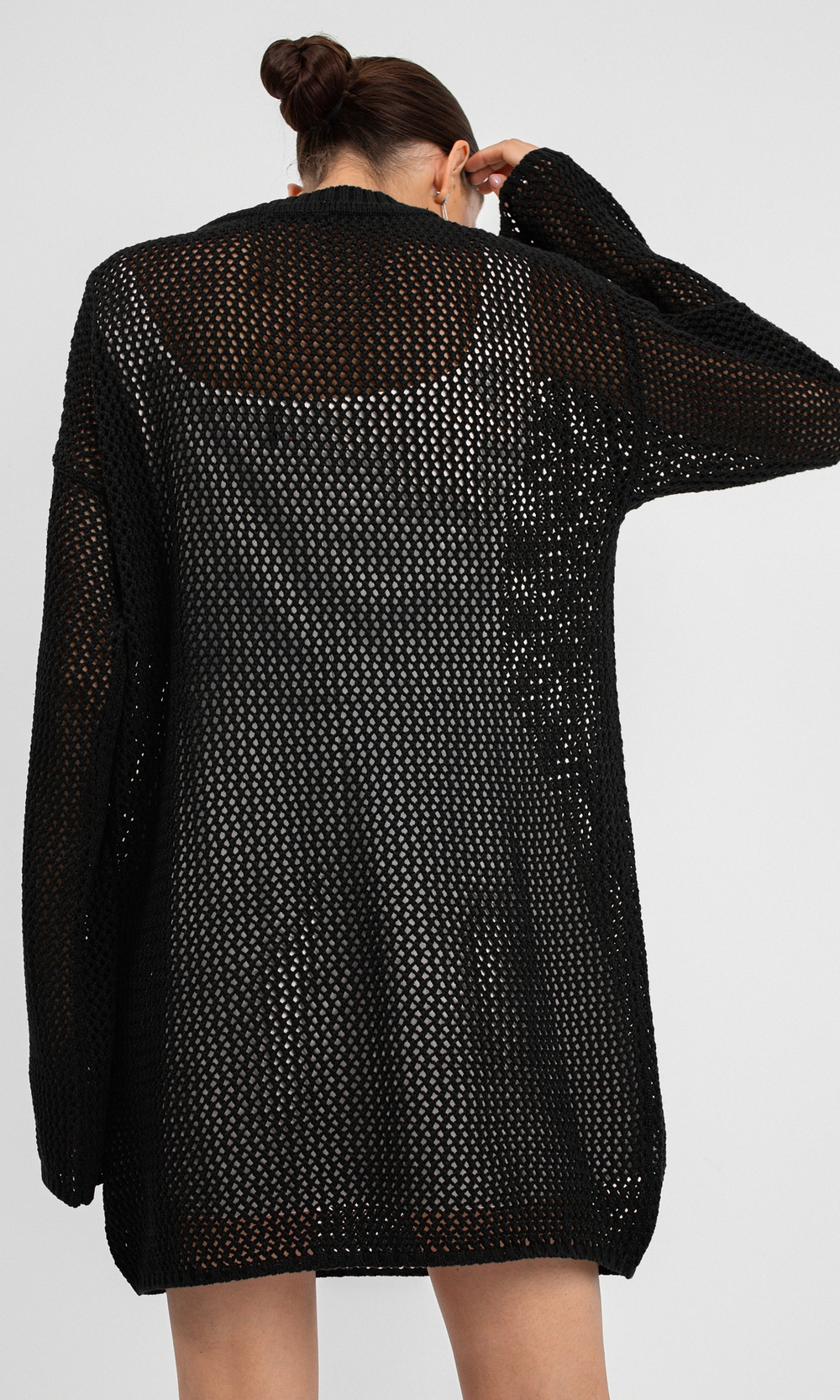 Туника-сетка из хлопка