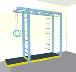 Спортивный комплекс пристенный Памир Плюс 1