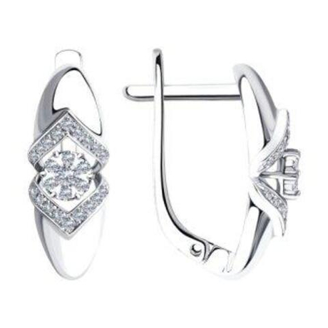 Серьги из золота с бриллиантами