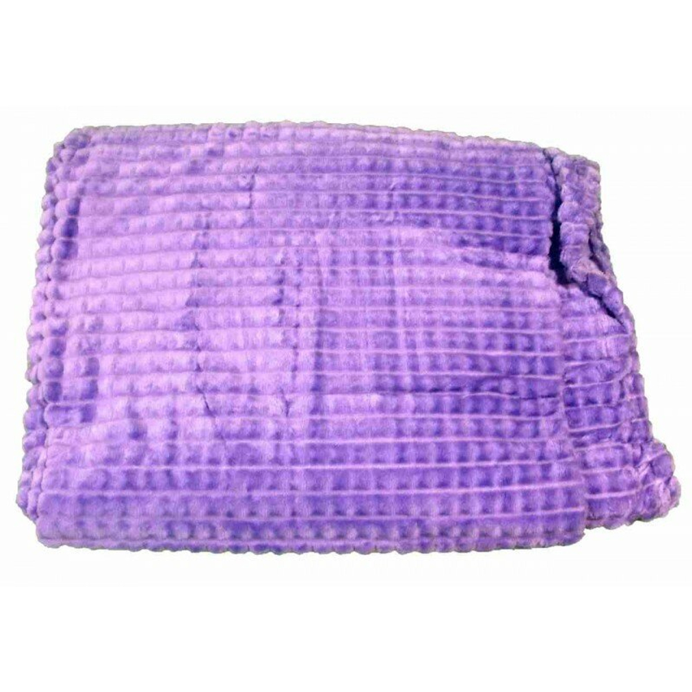 Плед Кубик фиолетовый евро, 200х220 см