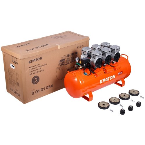 Компрессор КРАТОН с прямой передачей безмасляный AC-450-100-OFS