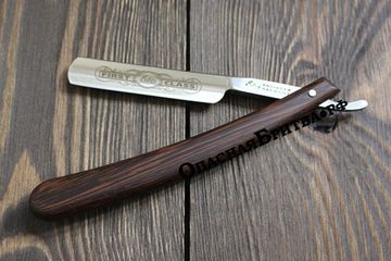 Бритва опасная Erbe, ручка - дерево венге, 4/8 дюйма