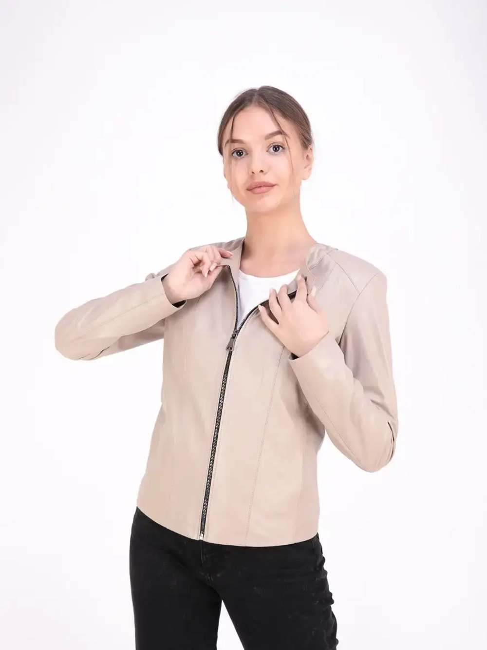 Куртка женская из натуральной кожи