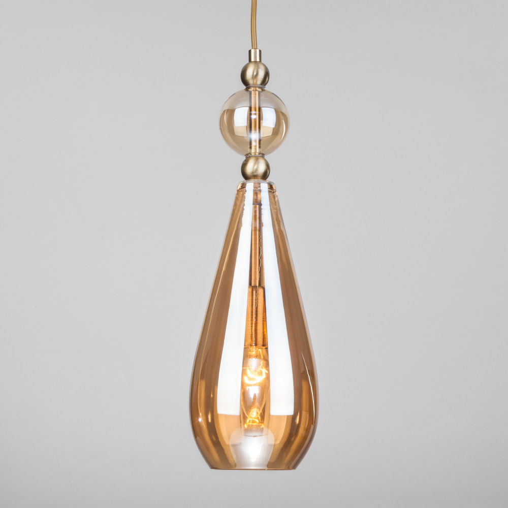 Подвесной светильник 50202/1 янтарный