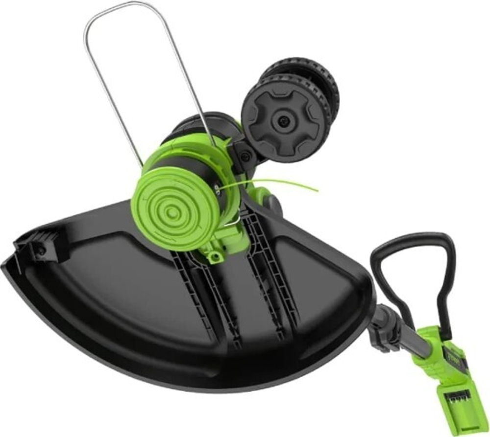 Триммер аккумуляторный GREENWORKS 2113507UA 40V, 33 см, с 1хАКБ 2 Ач и ЗУ