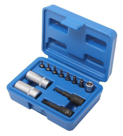 Набор для обслуживания кондиционеров а/м 1/4''12пр., в кейсе RockForce##Rock FORCE RF-4061112