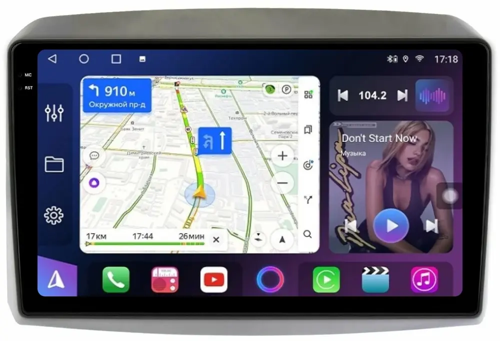 Магнитола для KIA Sorento Prime UM 2015-2020 (рамка-накладка) - FarCar BM10-7019F2 монитор 10.36" QLED на Android 14, TS10, 4+32Гб, CarPlay, 4G SIM-слот