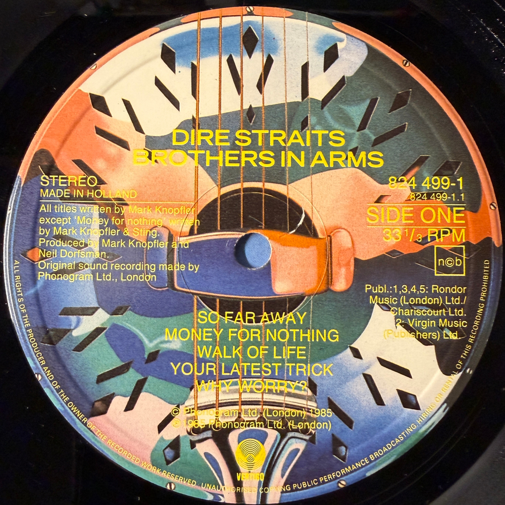 Dire Straits - Brothers In Arms (Голландия 1985г.)