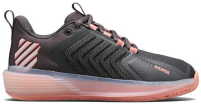 Женские Кроссовки теннисные K-Swiss Ultrashot 3 Women - asphalt/peach amber/white