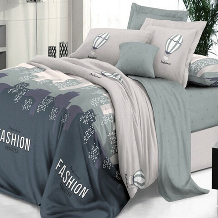 Комплект постельного белья "ВЛ. МОДНЫЙ ТРЕНД", сатин (твил), 100% хлопок.