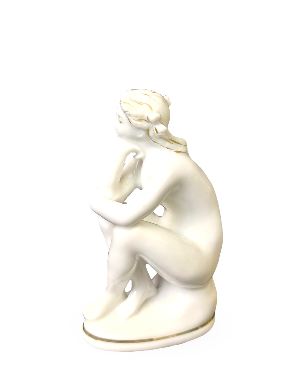 Фарфоровая Статуэтка "На пляже" ЛФЗ