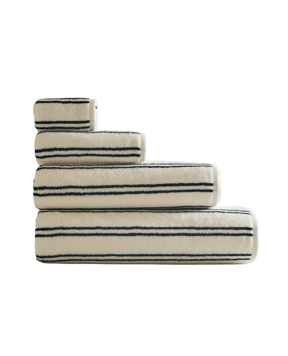 Zara Home Полотенце для лица и рук из хлопка, в полоску · 9547/013