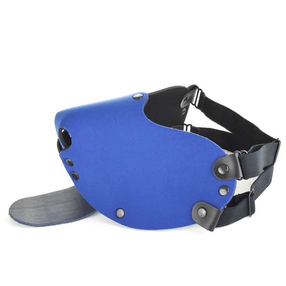 Синяя неопреновая маска "Дог"