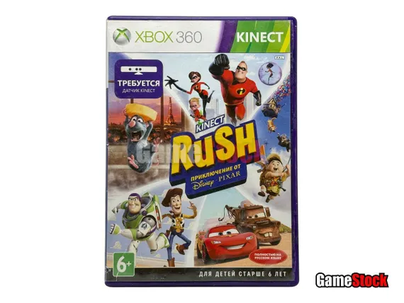 Xbox 360 Kinect Rush: A Disney-Pixar Adventure (только для Kinect) (Б/У, Русские субтитры)