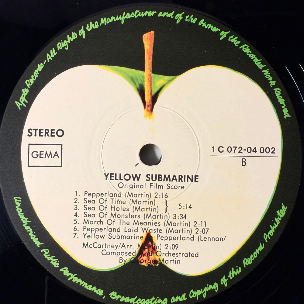 The Beatles ‎– Yellow Submarine (Германия 1977г.)