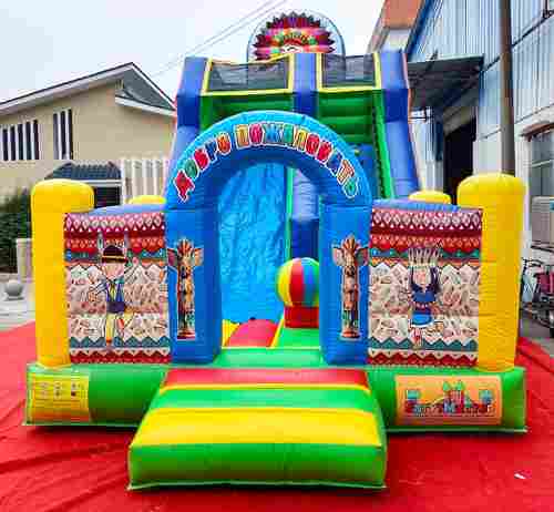 Надувная горка «Индиана ЭКСТРА», 7x4x6 м.