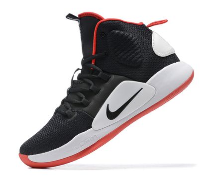 Nike hyperdunk x black red sale