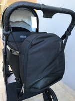 Коляска детская Peppy Tecla 2 в 1 Shadow Black Chrome Edition (Черный)