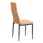 Стул Easy (mod. JSC02-1) металл, флок, 41 х 52 х 96 см, brown (золотисто - коричневый) HLR12 / черный
