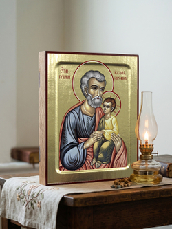 Икона Иосифа Обручника, праведного на дереве: 125 х 160 (Синопсисъ)