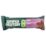 Simply Protein, хрустящие батончики, темный шоколад и миндаль, 8 батончиков по 40 г (1,41 унции)