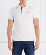 Поло PLACKET Tommy Jeans - белый(DM0DM15370)