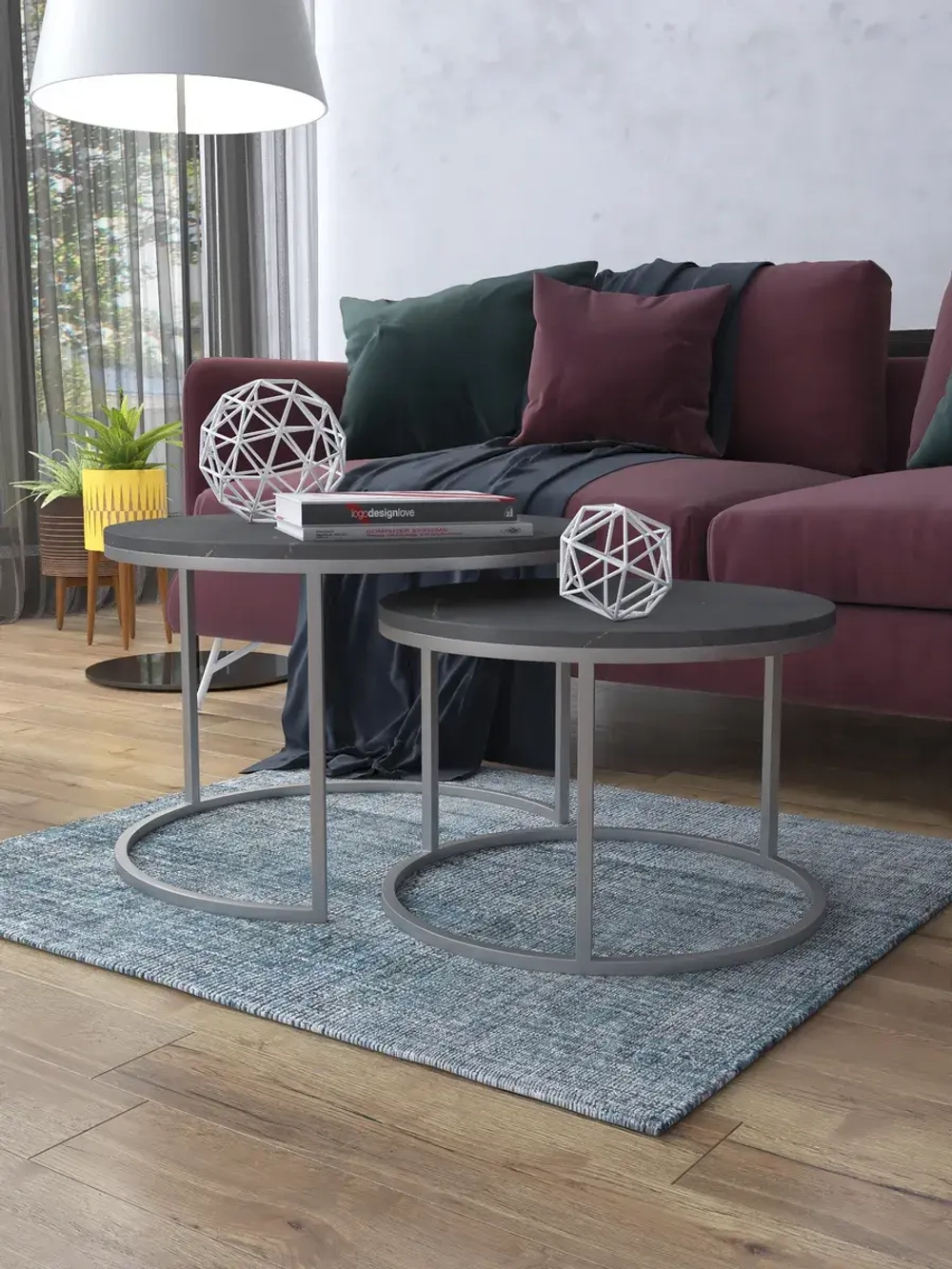 Комплект журнальных столов Акцент - СЗЧ - МДФ в ПВХ