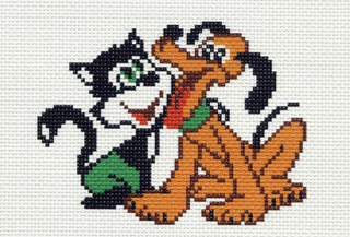 "Друзья"-0928 канва с рисунком