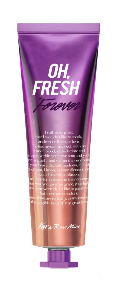 Крем для рук Цветочный Аромат Ириса Kiss by Rosemine Fragrance Hand Cream - Oh, Fresh Forever, 30 мл.