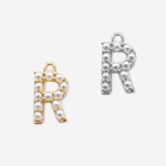 Подвеска с жемчугом в форме буквы "R", 14*7,7мм