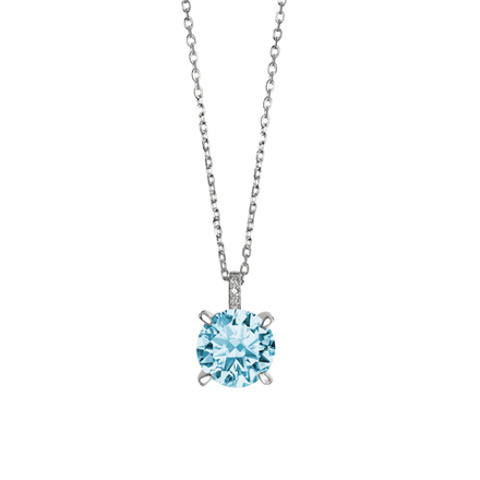 Колье Embrasse Aquamarine